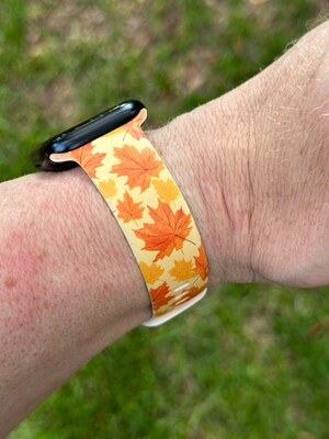 Fall Leaves Watch Bands for Apple Watch Samsung Fitbit Hello Fall Autumn iWatch 20 22 38 40 41 42 44 45 49mm - image2